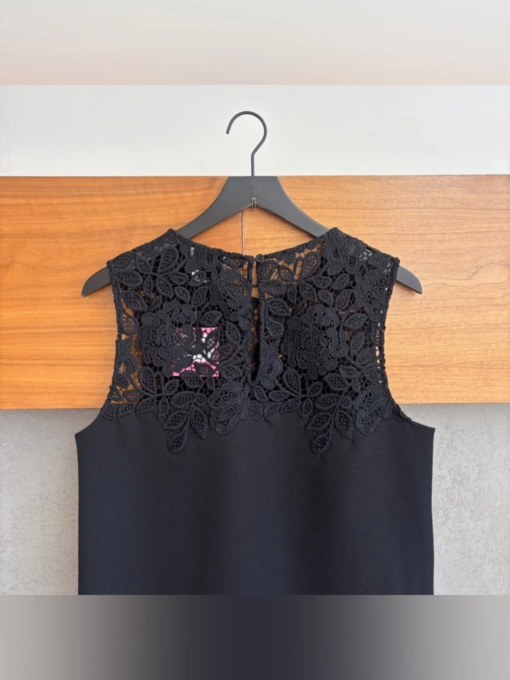 NWT Kate Spade Ribbon Lace Applique Crepe Dress, Size‎ 12